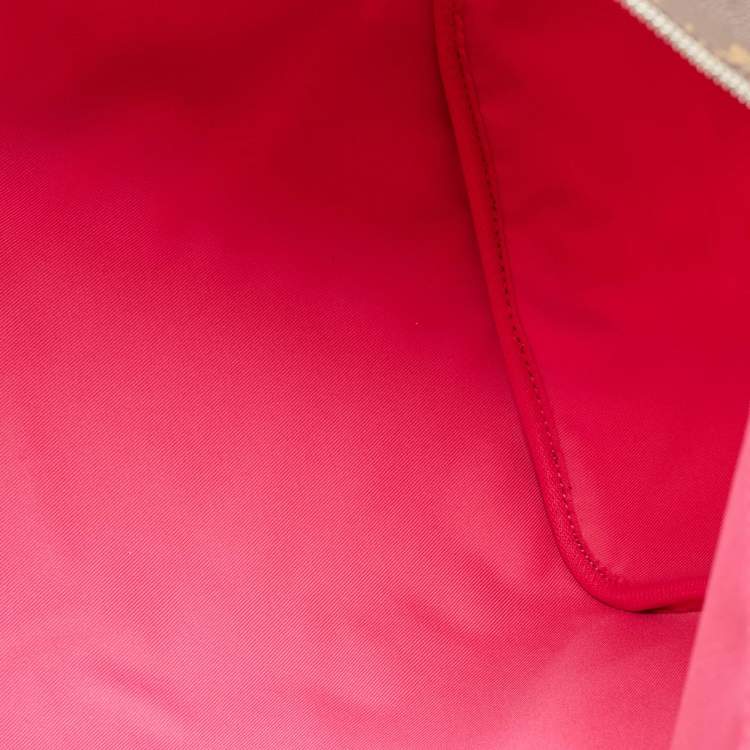 Pre Owned Louis Vuitton Fuchsia Monogram Canvas Keepall Bandouliere 50 Bag