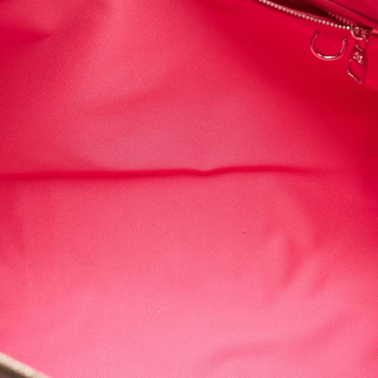 Pre Owned Louis Vuitton Fuchsia Monogram Canvas Keepall Bandouliere 50 Bag