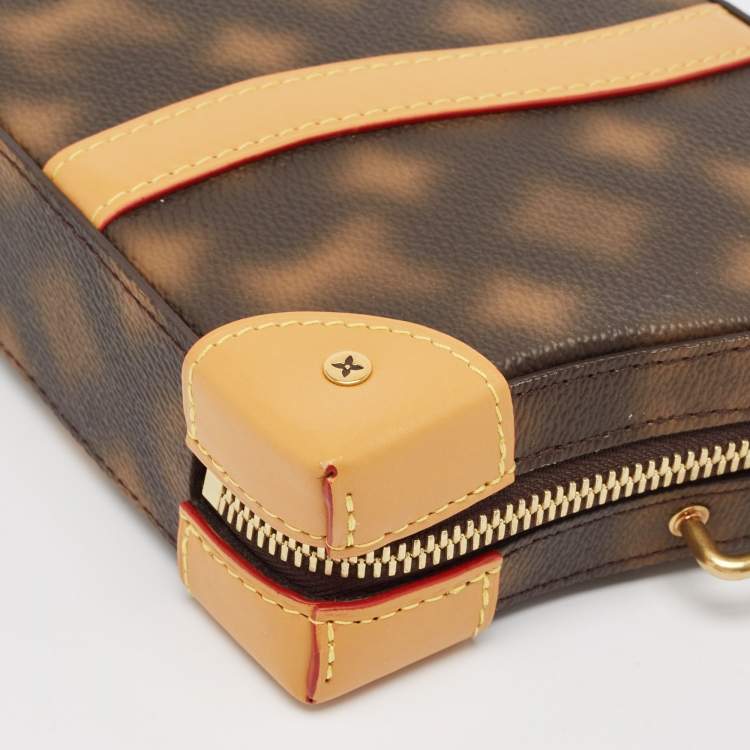 Pre Owned Louis Vuitton Monogram Blurry Canvas Soft Trunk Bag
