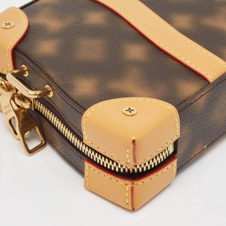 Pre Owned Louis Vuitton Monogram Blurry Canvas Soft Trunk Bag