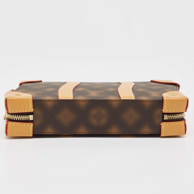 Pre Owned Louis Vuitton Monogram Blurry Canvas Soft Trunk Bag