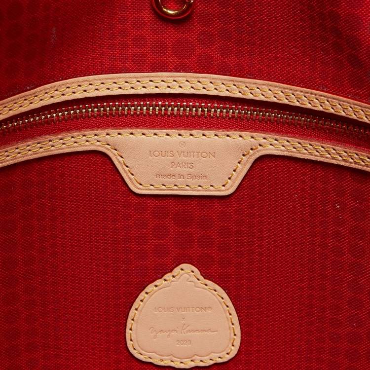 Pre Owned Louis Vuitton x Yayoi Kusama Monogram Dots Canvas Neverfull MM Bag