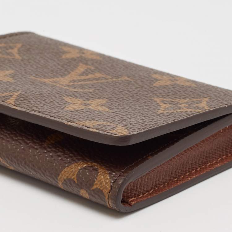 Pre Owned Louis Vuitton Monogram Canvas Envelope Business Card Holder