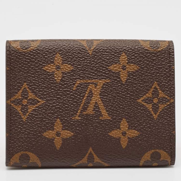 Pre Owned Louis Vuitton Monogram Canvas Envelope Business Card Holder