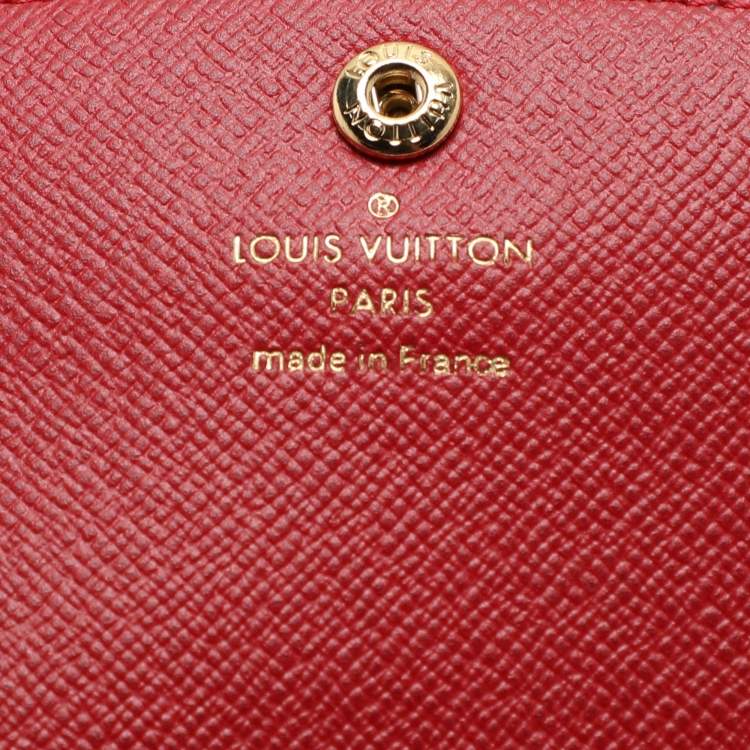 Pre Owned Louis Vuitton Damier Ebene Canvas Emilie Wallet