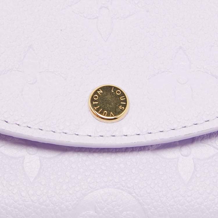 Pre Owned Louis Vuitton Bubble Tea Monogram Empreinte Leather Rosalie Coin Purse   