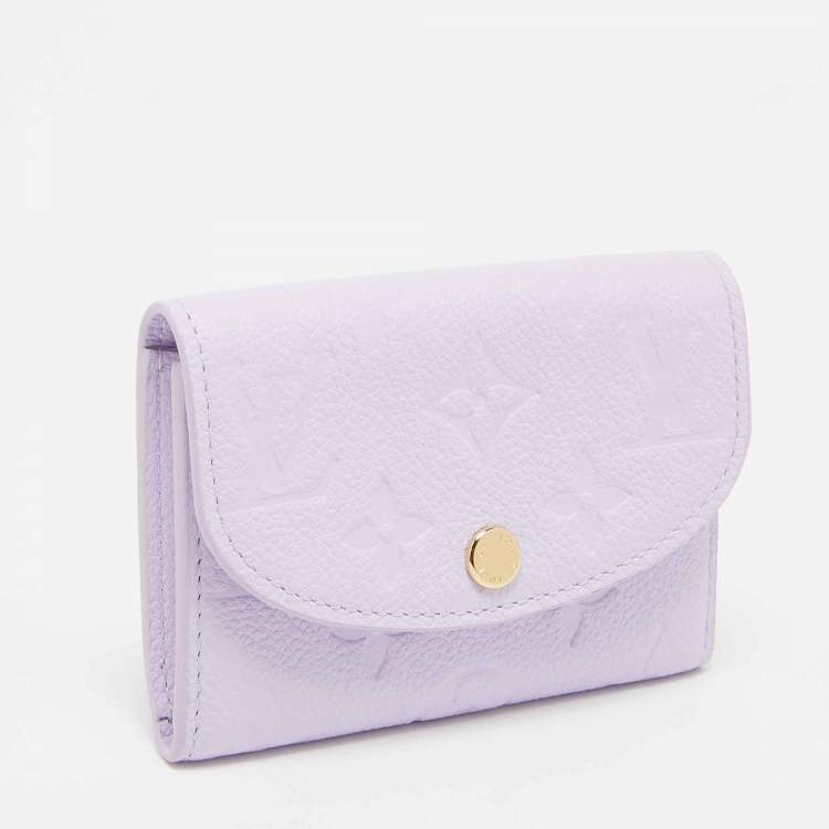 Pre Owned Louis Vuitton Bubble Tea Monogram Empreinte Leather Rosalie Coin Purse   