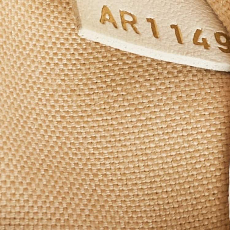 Pre Owned Louis Vuitton Khaki Giant Monogram Canvas Neverfull MM Bag