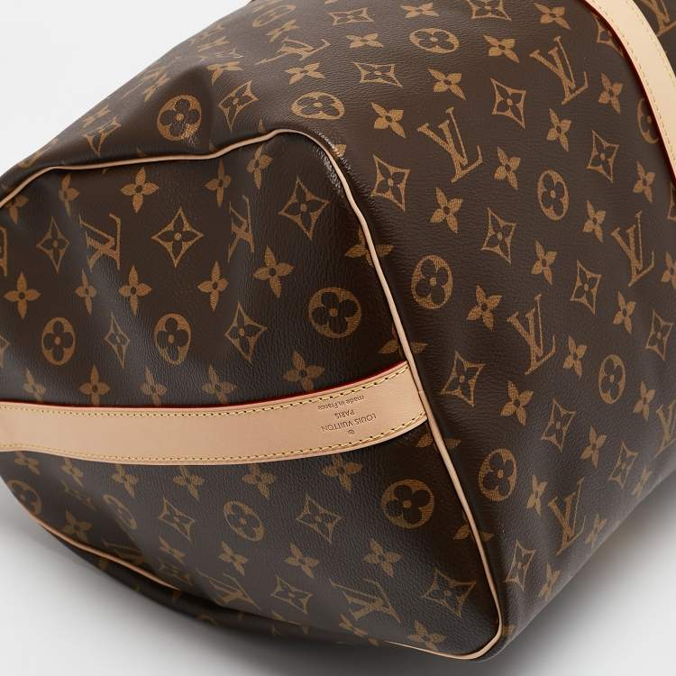 Pre Owned Louis Vuitton Monogram Canvas Keepall Bandouliere 50 Bag