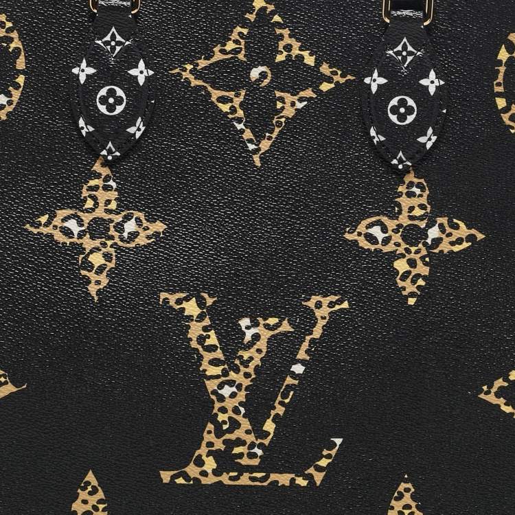 Pre Owned Louis Vuitton Jungle Giant Monogram Canvas OnTheGo GM Bag