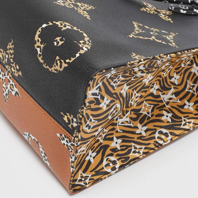 Pre Owned Louis Vuitton Jungle Giant Monogram Canvas OnTheGo GM Bag