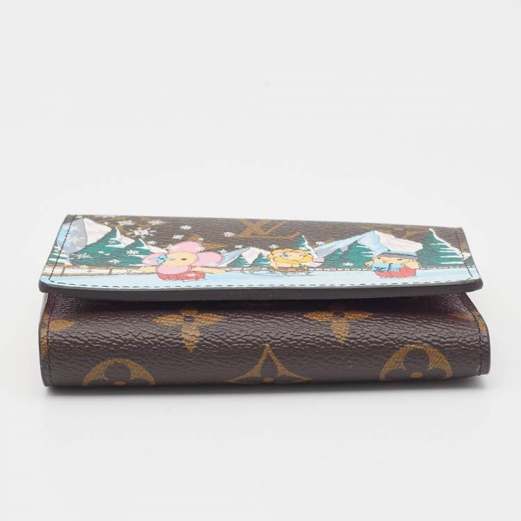 Pre Owned Louis Vuitton Monogram Canvas Christmas Animation Portefeuille Victorine Wallet