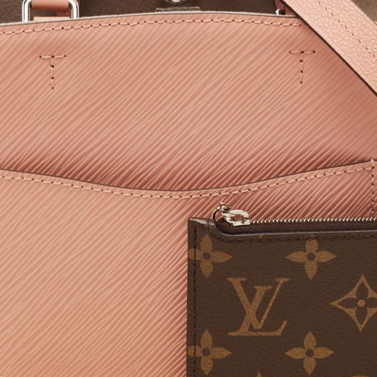 Pre Owned Louis Vuitton Rose Trianon Epi Leather Marelle BB Tote Bag