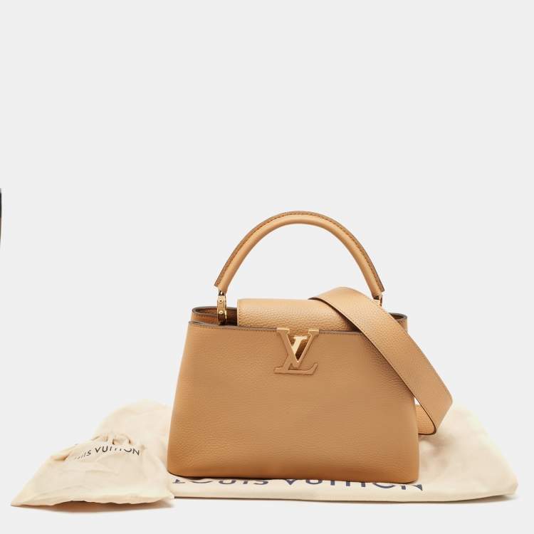 Pre Owned Louis Vuitton Arizona Taurillon Leather Capucines MM Bag