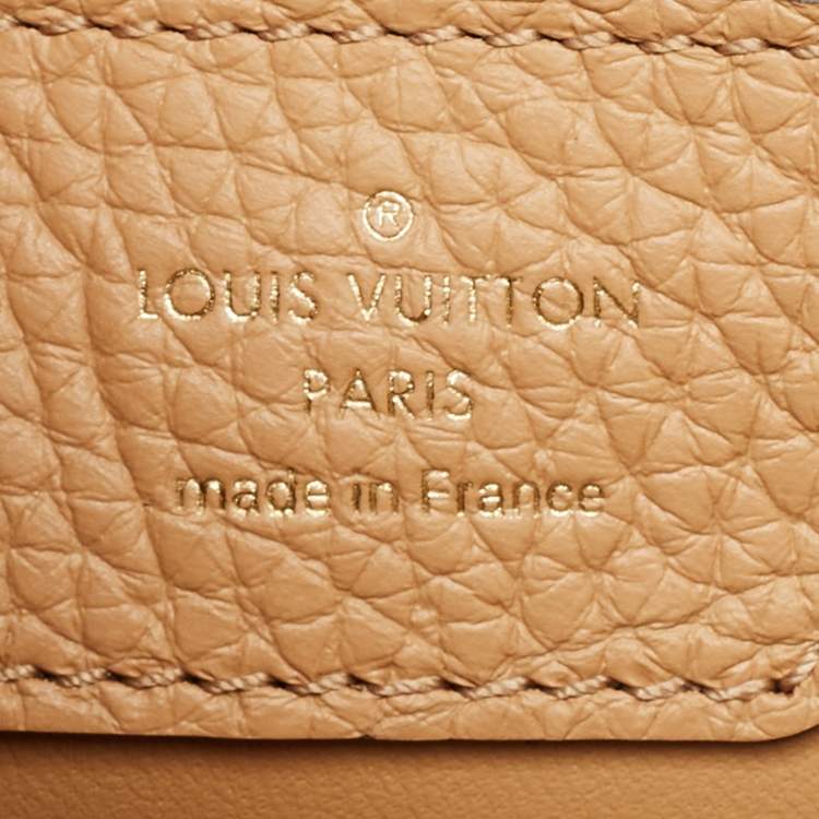 Pre Owned Louis Vuitton Arizona Taurillon Leather Capucines MM Bag