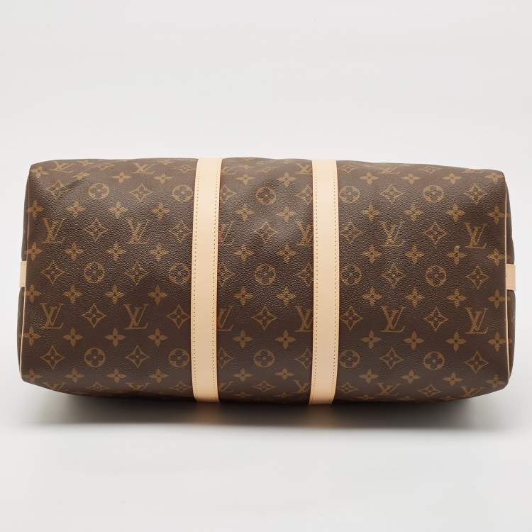 مملوكة مسبقًا Louis Vuitton Monogram Canvas Keepall Bandouliere 45 Bag