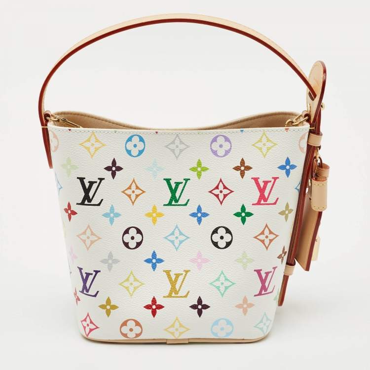 Pre Owned Louis Vuitton x Takashi Murakami Multicolore Monogram Canvas All In BB Bag