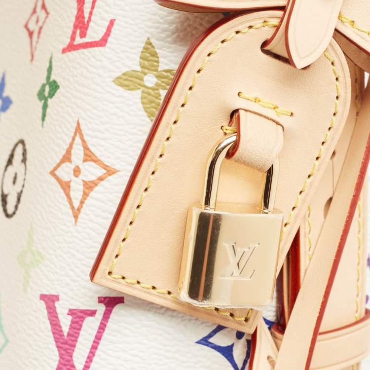 Pre Owned Louis Vuitton x Takashi Murakami Multicolore Monogram Canvas All In BB Bag
