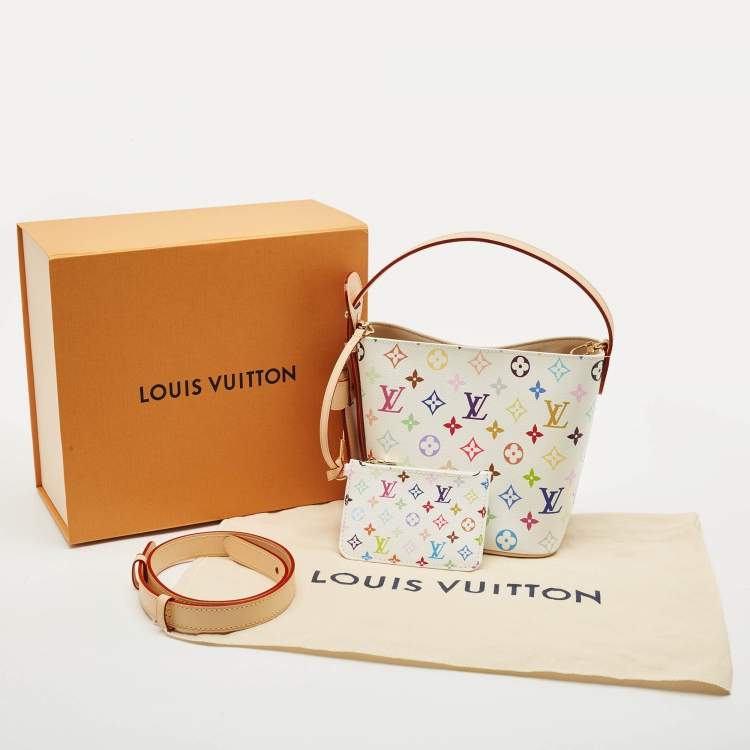 Pre Owned Louis Vuitton x Takashi Murakami Multicolore Monogram Canvas All In BB Bag