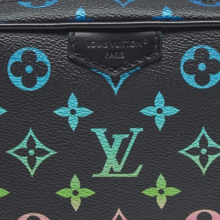 Pre Owned Louis Vuitton Monogram Iridescent Canvas Trocadero Wearable Wallet