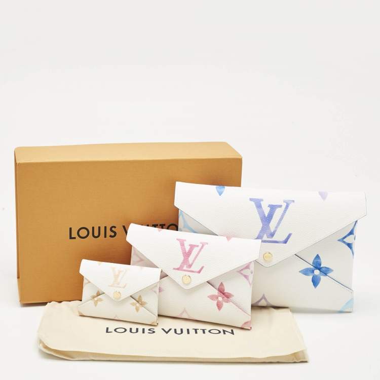 Pre Owned Louis Vuitton Monogram Giant By The Pool Canvas Kirigami Pochette