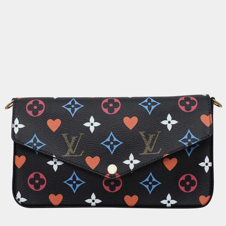Pre Owned Louis Vuitton Felicie Monogram GM Game On Slingbag
