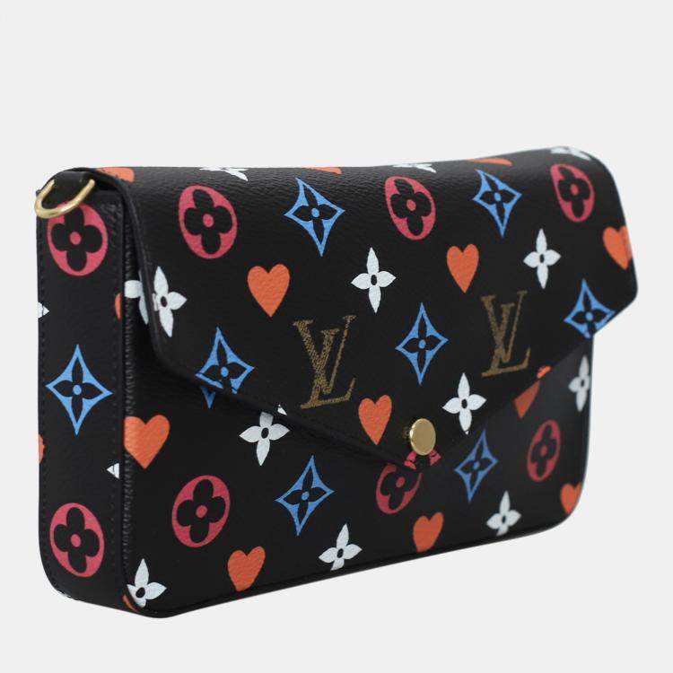 Pre Owned Louis Vuitton Felicie Monogram GM Game On Slingbag