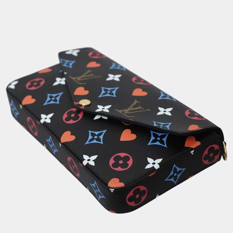 Pre Owned Louis Vuitton Felicie Monogram GM Game On Slingbag