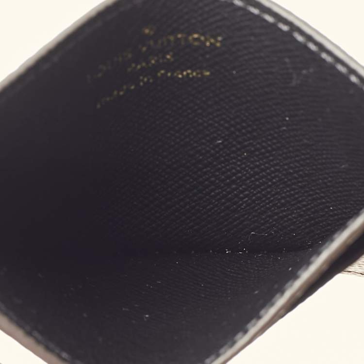 Pre Owned Louis Vuitton Monogram Reverse Canvas Card Holder