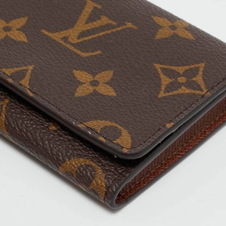 Pre Owned Louis Vuitton Monogram Canvas Envelope Business Card Holder