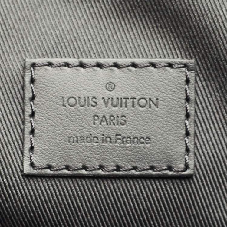 Pre Owned Louis Vuitton Black Leather Fastline Backpack