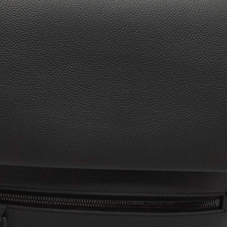 Pre Owned Louis Vuitton Black Leather Fastline Backpack