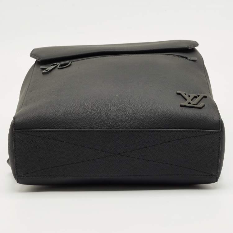 Pre Owned Louis Vuitton Black Leather Fastline Backpack