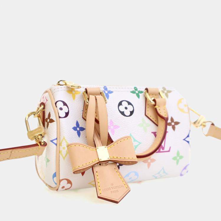 مملوكة مسبقًا Louis Vuitton x Takashi Murakami Multicolor Monogram Nano Speedy