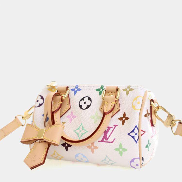 مملوكة مسبقًا Louis Vuitton x Takashi Murakami Multicolor Monogram Nano Speedy