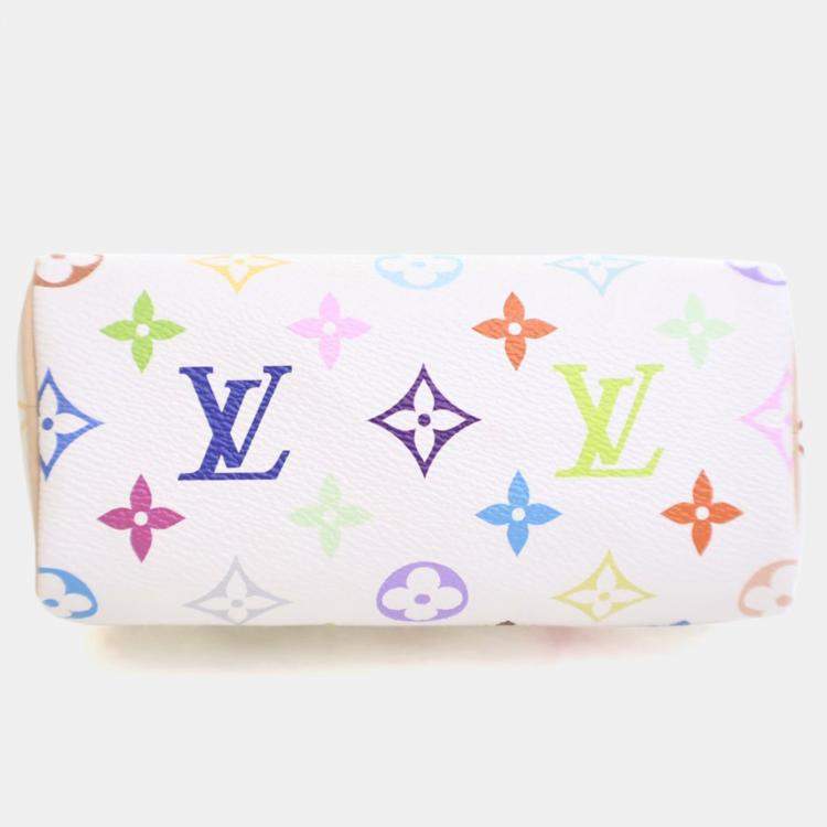 مملوكة مسبقًا Louis Vuitton x Takashi Murakami Multicolor Monogram Nano Speedy