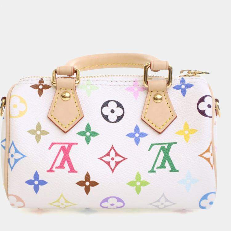 مملوكة مسبقًا Louis Vuitton x Takashi Murakami Multicolor Monogram Nano Speedy