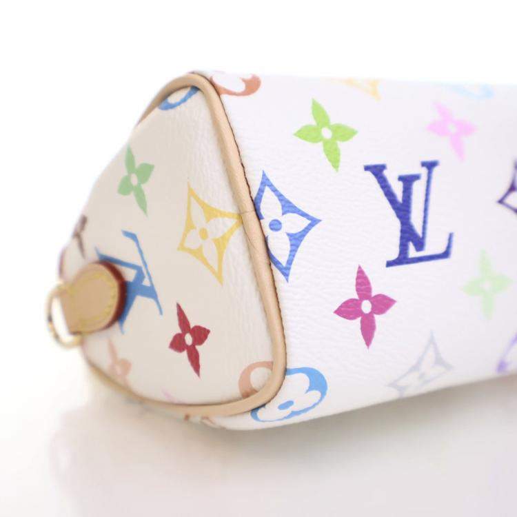 مملوكة مسبقًا Louis Vuitton x Takashi Murakami Multicolor Monogram Nano Speedy