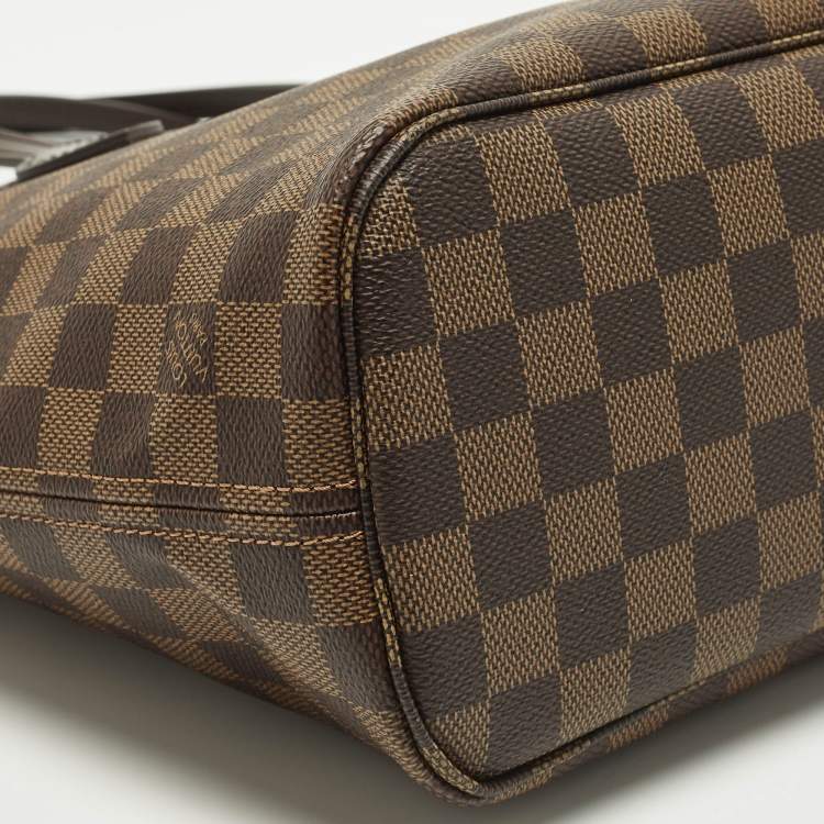 Pre Owned Louis Vuitton Neverfull PM Damier Ebene Canvas Bag