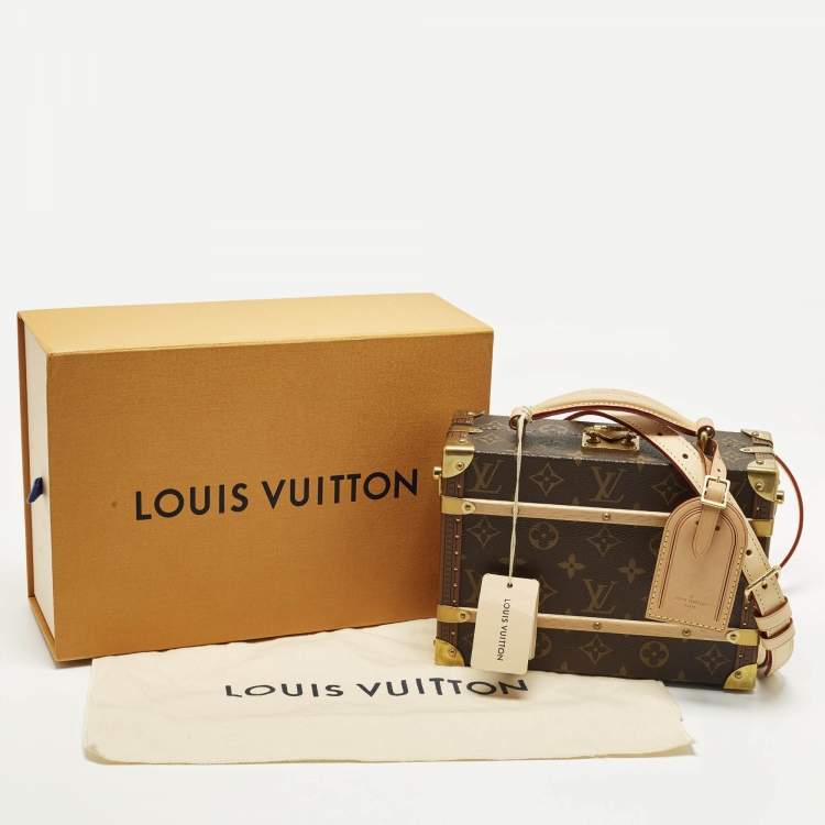 Pre Owned Louis Vuitton Trunk Monogram Canvas Top Handle Bag