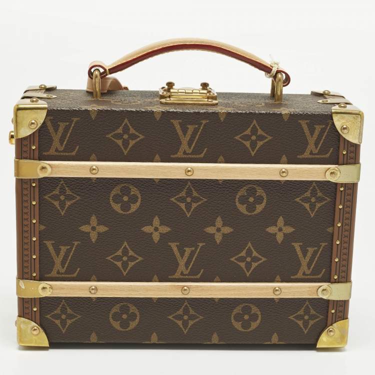 Pre Owned Louis Vuitton Trunk Monogram Canvas Top Handle Bag