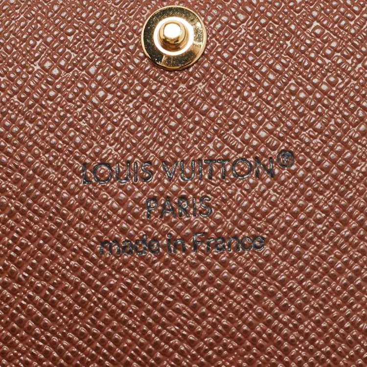 Pre Owned Louis Vuitton Monogram Canvas Envelope Business Card Holder
