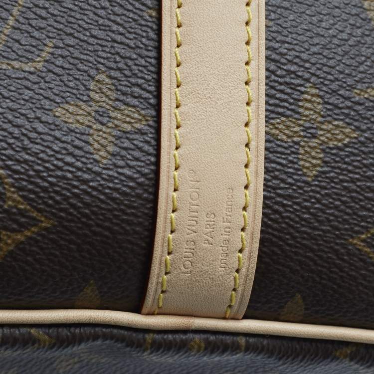 Pre Owned Louis Vuitton Speedy Bandouliere 40 Monogram Canvas Satchel