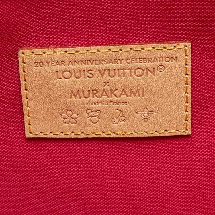 Pre Owned Louis Vuitton x Takashi Murakami Neverfull MM Monogram Canvas Tote