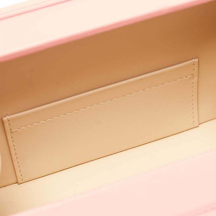 Pre Owned Louis Vuitton Petite Mallee Pink Since 1854 Jacquard Clutch