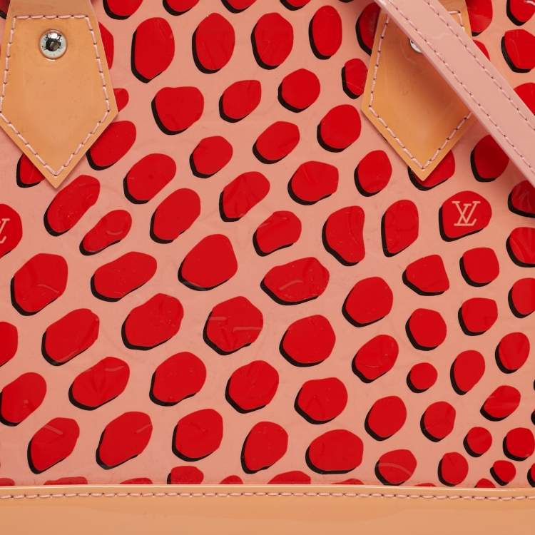 Pre Owned Louis Vuitton Alma BB Sugar Poppy Jungle Monogram Vernis Bag