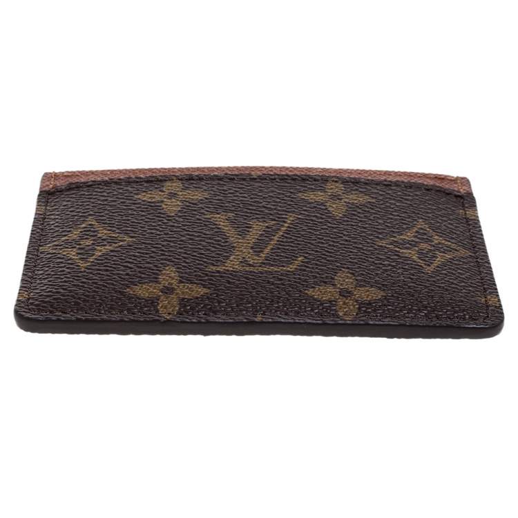 Pre Owned Louis Vuitton Monogram Canvas Card Holder 