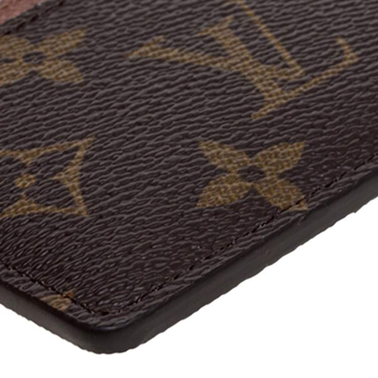Pre Owned Louis Vuitton Monogram Canvas Card Holder 