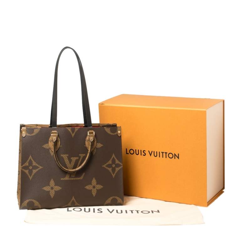 Pre Owned Louis Vuitton Reverse Monogram Canvas Giant Onthego MM Bag