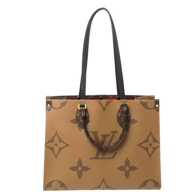 Pre Owned Louis Vuitton Reverse Monogram Canvas Giant Onthego MM Bag